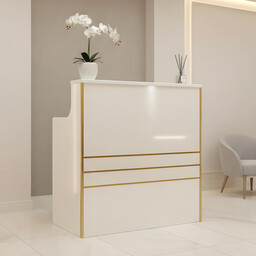 Recepcja fryzjerska lakierowana Alexa 100 cm kosmetyczna