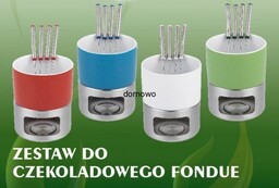 ZESTAW DO FONDUE - 500 ml 4 KOLORY