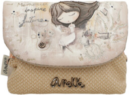 Mały damski portfel z klapką - ANEKKE MEMORIES