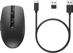 Hewlett-packard Mysz HP 710 Rechargeable Silent Mouse Black