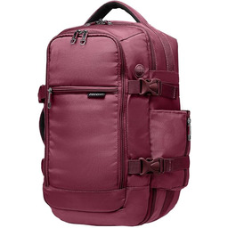 PUCCINI Easy Pack plecak wielofunkcyjny, czerwony (Weinrot), 40x20x25