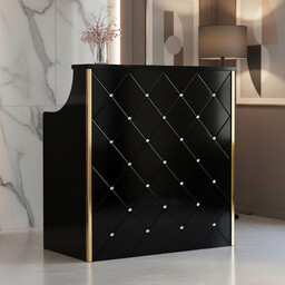 Recepcja fryzjerska lakierowana Diamond 100 cm kosmetyczna