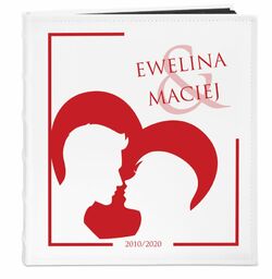 Album na zdjęcia z nadrukiem dla pary