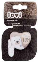 LOVI Buddy Bear Soother Holder łańcuszek do smoczka