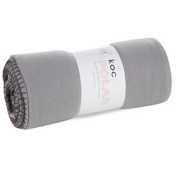 Design 91 Koc narzuta 150x200 Polar srebrny pled