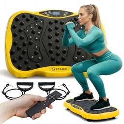 Platforma wibracyjna wibrująca masażer do ćwiczeń trening ciała