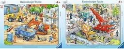 Ravensburger Puzzle 6120 Wielkie Pojazdy Budowlane 40 Elementów