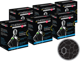 Thera-Band XactStretch 12926 Set 6 rolek czarno-szarej taśmy
