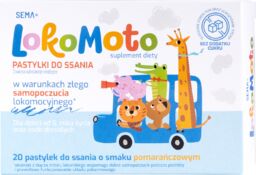 SEMA Lab, LokoMoto, smak pomarańczowy, 20 pastylek