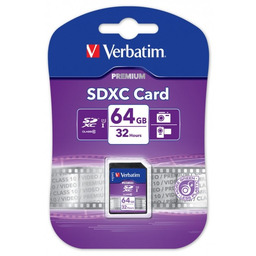 Karta pamięci SDXC Verbatim Premium U1 64GB (90