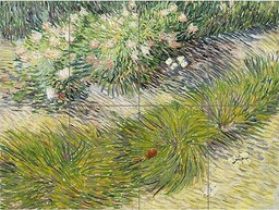 Ogromny plakat Vincent Van Gogh Trawa i motyle