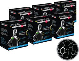 Thera-Band XactStretch 12927 Set 6 rolek czarno-białej taśmy