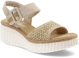 RIEKER Sandały - 69176-62 Beige