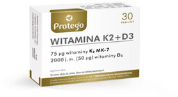 Protego Witamina K2+D3, 30 kapsułek