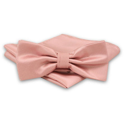 Łososiowa Mucha Męska -ALTIES- z Taką Samą Poszetką,