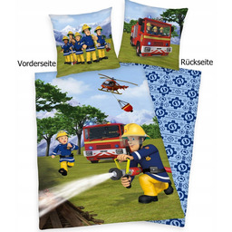 Pościel 140x200 Strażak Sam Wóz Strażacki Fireman Posciel