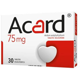 ACARD 75mg, 30 tabletek dojelitowych