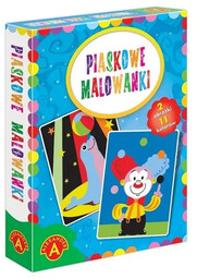 Piaskowe malowanki - Foka i Klaun ALEX -