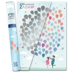 Plakat Ze Zdrapką Dla Dzieci #100WSPÓLNYCHZABAW