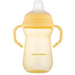 CANPOL BABIES Kubek niekapek z silikonowym ustnikiem FirstCup,