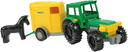 WADER Zabawkowy pojazd budowlany (Ciągnik z przyczepą