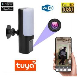 Lampa LED z Ukrytą Kamerą WiFi FHD, Obraz