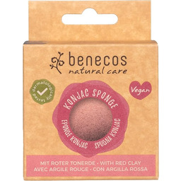 benecos - gąbka konjac - czerwona glinka -