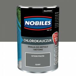 NOBILES Chlorokauczuk 0,9L szary połysk