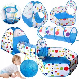 Namiot dla Dzieci Duży Tunel Suchy Basen Domek