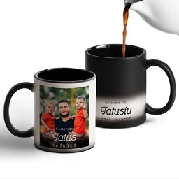 Magiczny kubek ze zdjęciem dla taty na Dzień