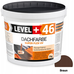 Farba dachowa płynna folia brązowa 7kg Level+46