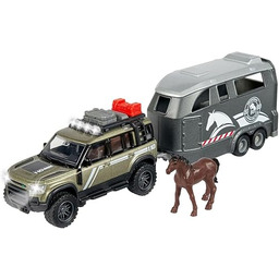 Majorette Grand 213776000 Land Rover Zestaw dżokeja 25