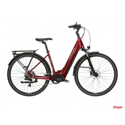 Kross Rower elektryczny Trans Hybrid LS 3.0 rubinowy/srebrny