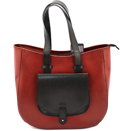 Torebka skórzana na ramię duża damska shopperbag