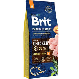 Brit Premium By Nature Junior M Z Kurczakiem