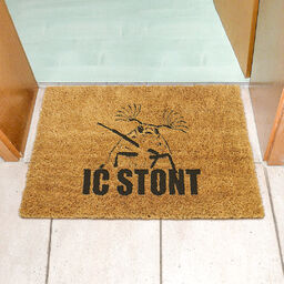 Wycieraczka kokosowa "IĆ STONT"