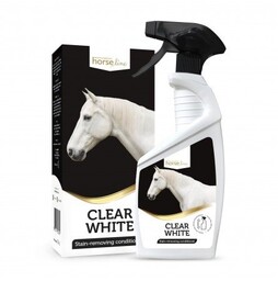 HorseLine PRO Odżywka odplamiająca dla siwych koni Clear