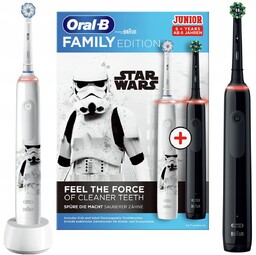 ORAL-B Szczoteczka elektryczna ZESTAW Braun Oral-B szczoteczka elektryczna