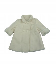 Guess Kremowy Ocieplany Płaszcz (3-6M)