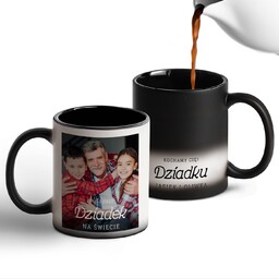 Magiczny kubek ze zdjęciem dla dziadka na urodziny
