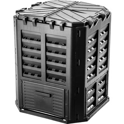 Kompostownik ogrodowy Boko 360L, czarny