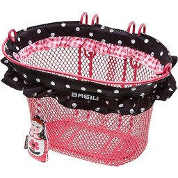 Basil Dziecięcy koszyk rowerowy Jasmin Baboushka, różowy, 28