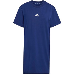 adidas Kobiety Essentials 3-Stripes Dress, dark blue/white, M