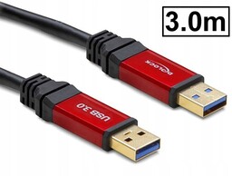 Kabel USB3.0 SuperSpeed 5Gb/s A/wtyk-A/wtyk Hq Delock 3m