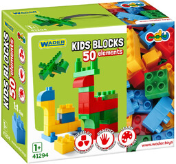 WADER Kolorowe klocki dla dzieci (Kids Blocks, 50