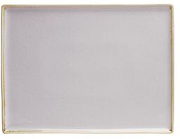 TACA PROSTOKĄTNA ASHEN 350x260 mm PORCELANA SZARA 04ALM001508