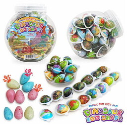 GUMA DO ŻUCIA DINOSAUR EGG SHAPE (12G) 50SZT