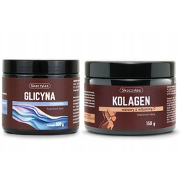 Glicyna Proszek TRYPTOFAN i KOLAGEN wołowy Witamina C