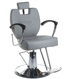 Fotel Barberski Hektor Bh-3208 Jasno Szary