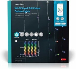 Nedis SmartLife dekoracyjne LED Wi-Fi Android /iOS, 10